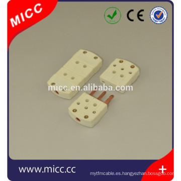 MICC PT100 Termocupla de 2 pines conectores mini